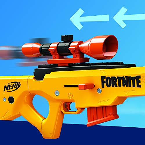 FORTNITE Nerf Gun Yellow Sniper Rifle With Scope And Magazine